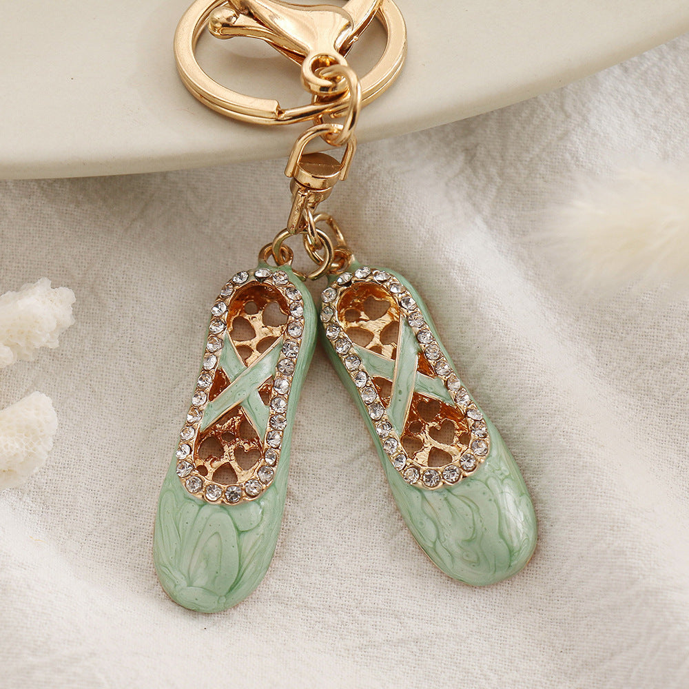 Wholesale New Ballet Shoes Key Chain