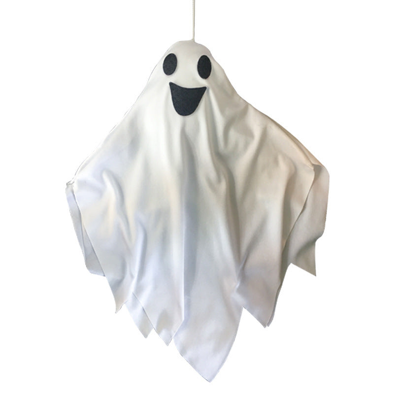 Wholesale Halloween Ghost Hanging Ghost Horror Multi-Expression Atmosphere Arrangement Courtyard Porch Decoration White Hanging Ghost Pendant