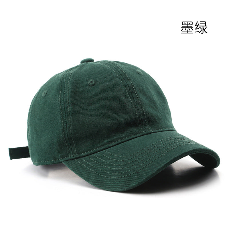 Wholesale Solid Color Light Plate Washed Retro Outdoor Sun Protection Baseball Cap