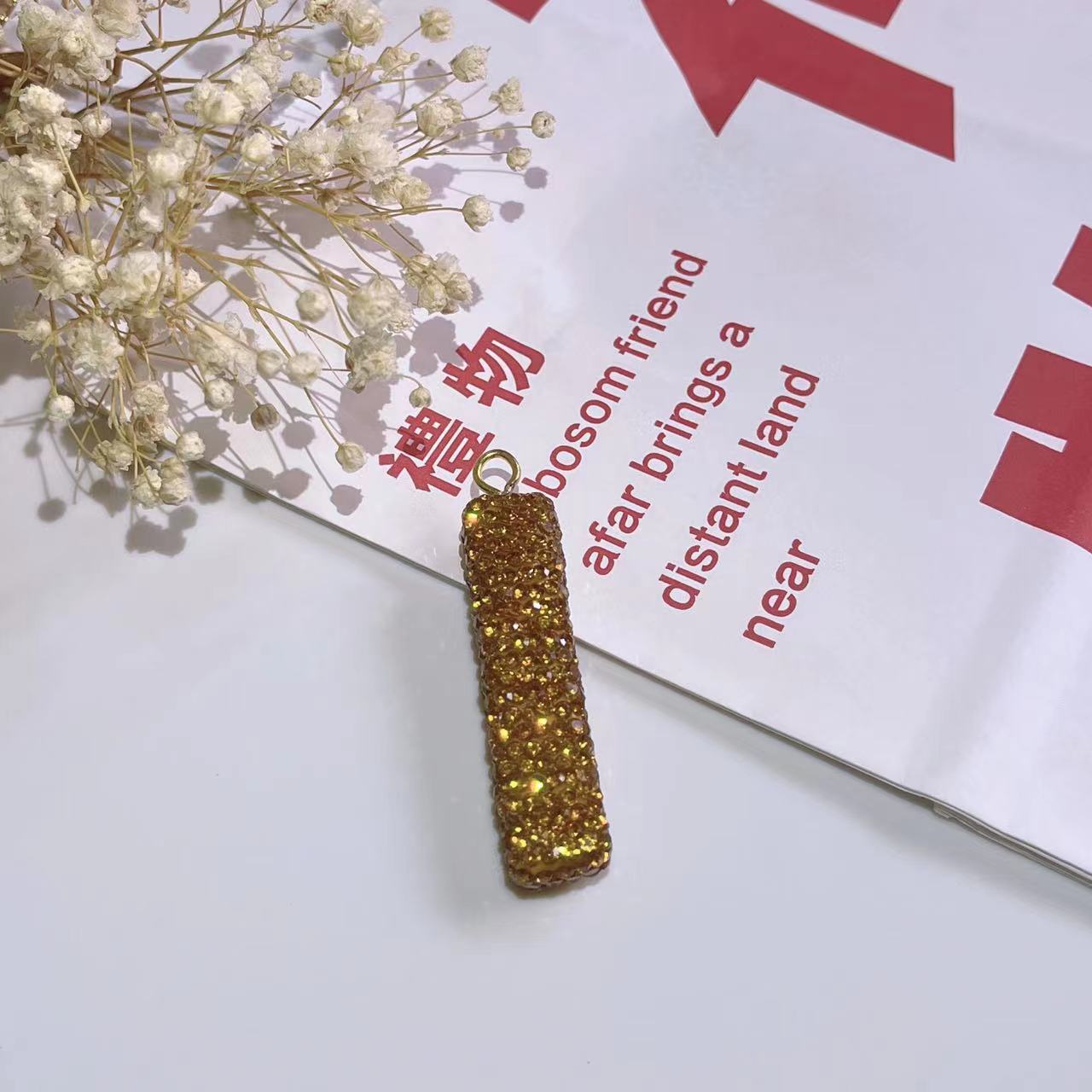 Wholesale Optional Color Letter Car Keychains