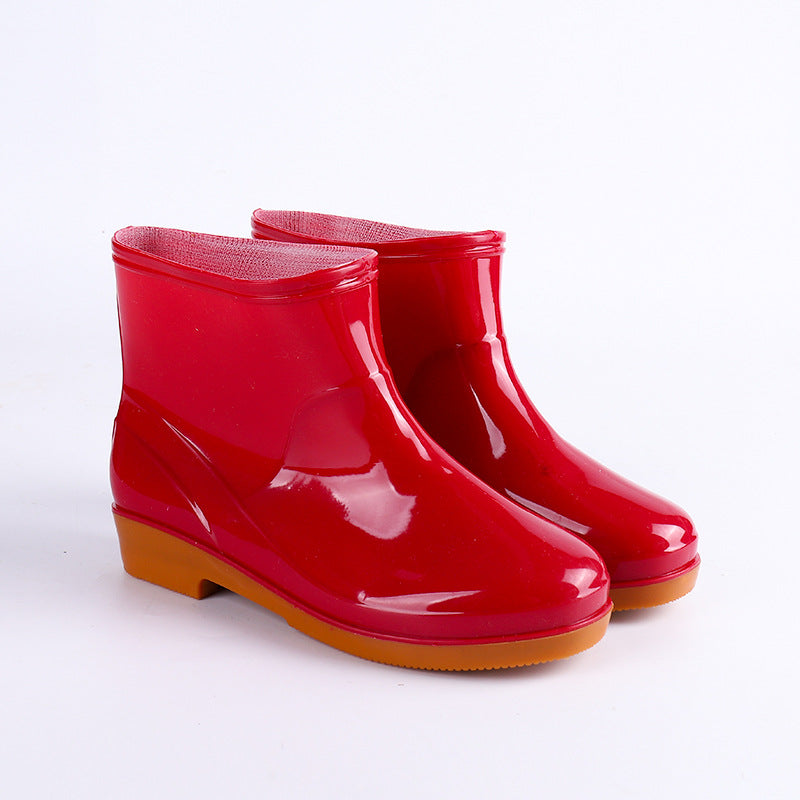 Wholesale of Adult Short Tube EVA Rain Boots for External Wear
