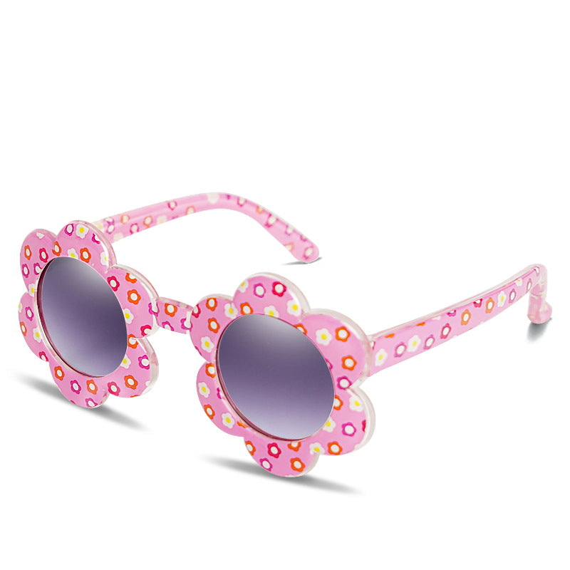 Wholesale Multi-color Fashionable Children's Sunflower Sunglasses