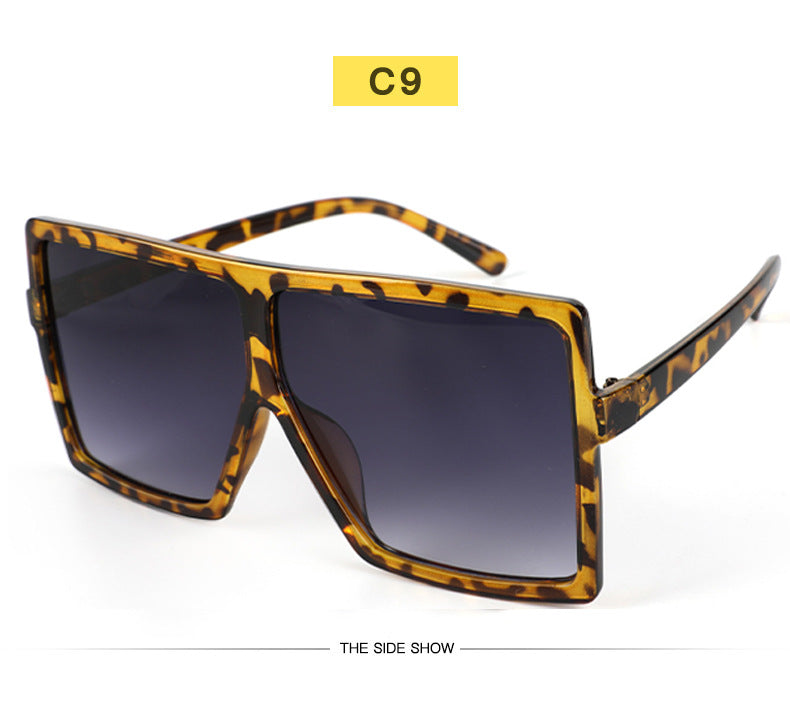 Wholesale PC Large Frame Square Sunglasses