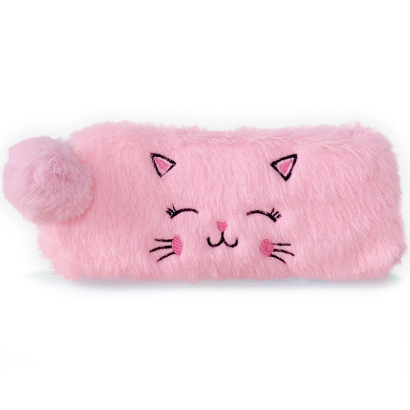 Wholesale Cartoon Plush Kitten Pen Bags