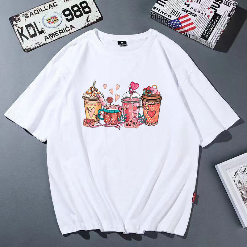 Wholesale Pink Valentine' s Day Heat Transfer   UV DTF Ready to Press Transfers Wraps