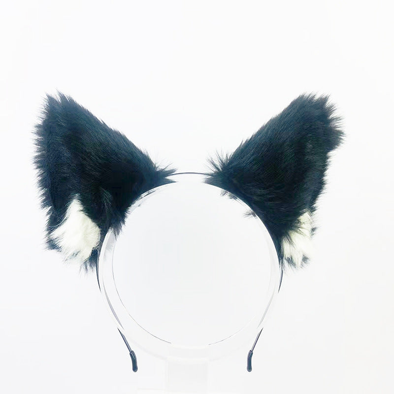 Wholesale Cat's Ears Plush Hair Hoop