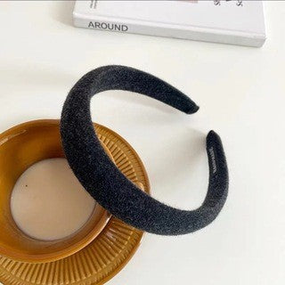 Wholesale Retro Pink Sponge High Skull Headband