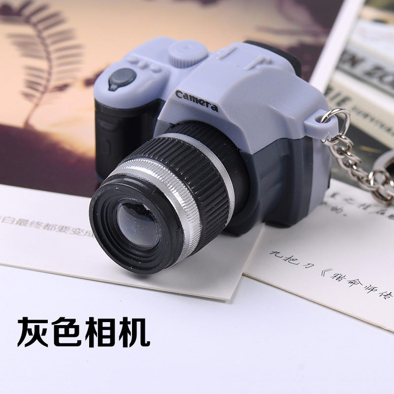 Wholesale LED Light Emitting Sound Simulation SLR Camera Keychain