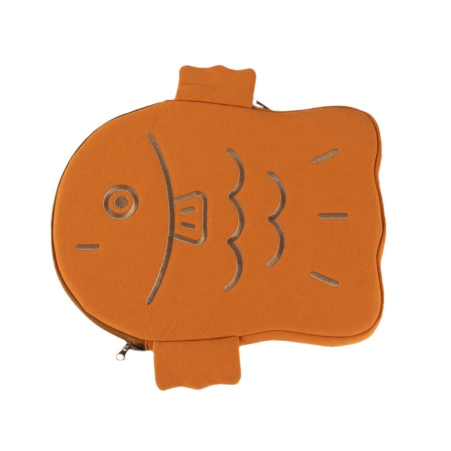 Wholesale Ugly and Cute Taiyaki 11-inch Ipad Inner Bag 13-inch Mac Laptop Clutch Bag