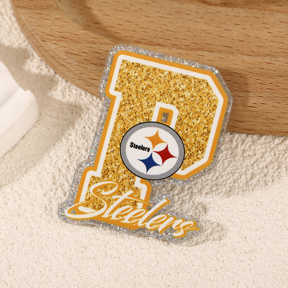 Wholesale 10pcs Cute cartoon letters Flatback