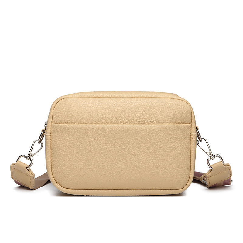 Wholesale Solid Color PU Crossbody Bag Single Shoulder Small Square Bag