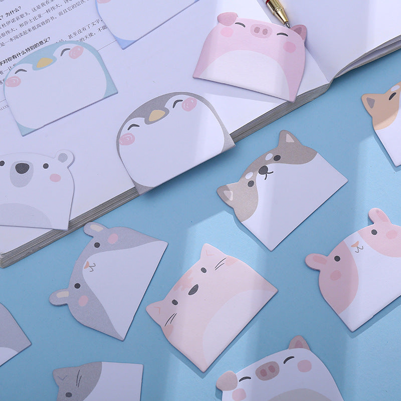 Wholesale 10pcs Super Sticky Cartoon Post-It Notes Cute Set