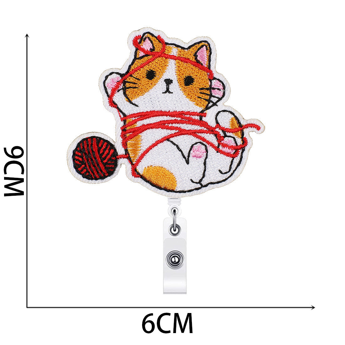 Wholesale Xiao Tian kitten easy-pull buckle embroidery cloth stickers
