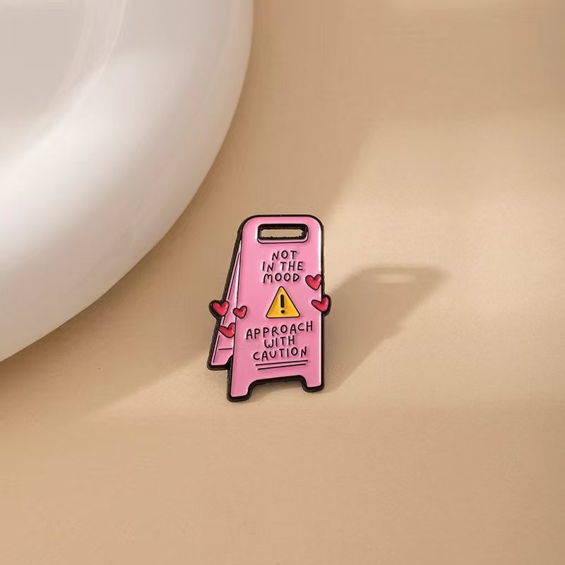 Wholesale Cartoon Alloy Brooch Creative English Letter Accessories