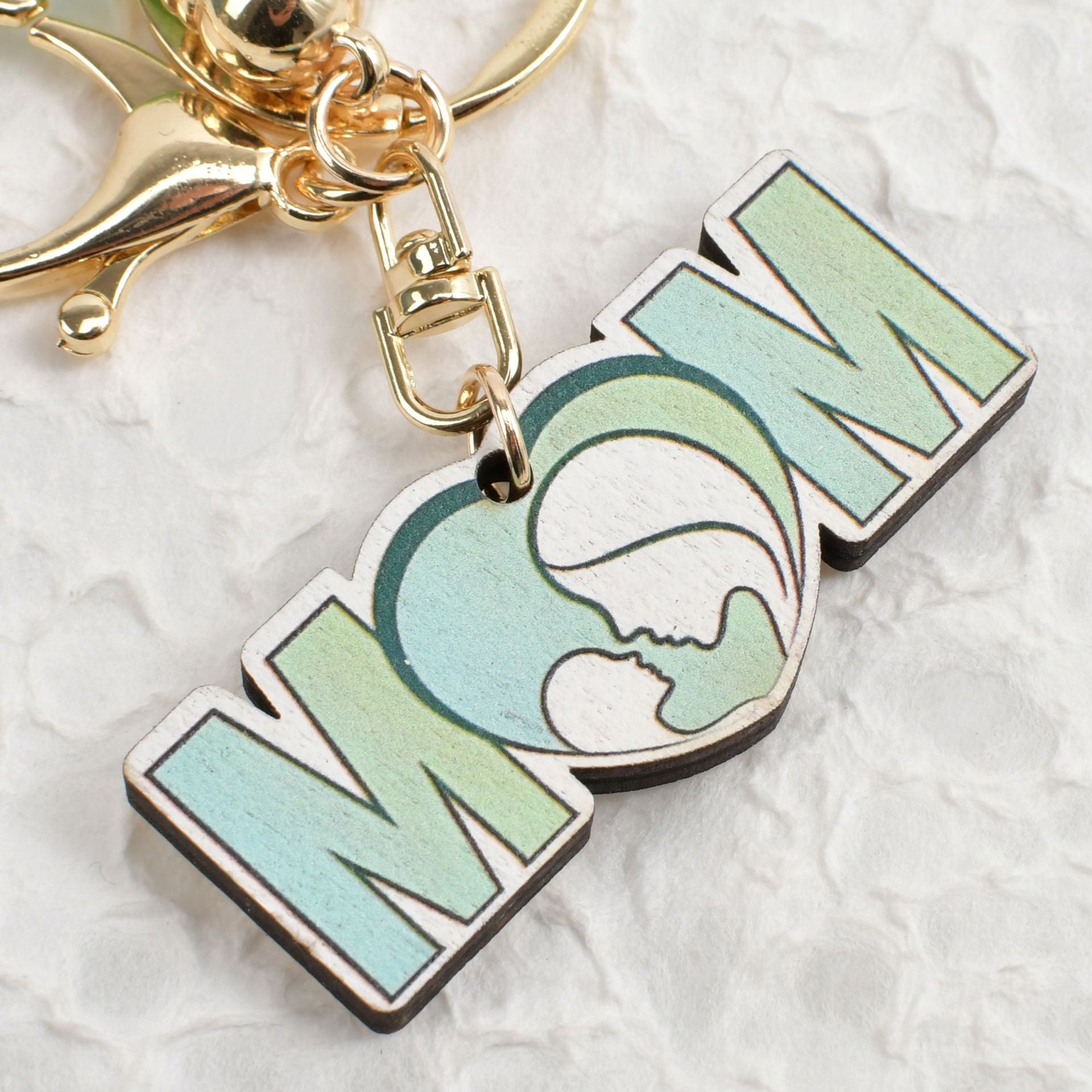 Wholesale I Love Mom Mother's Day Keychain