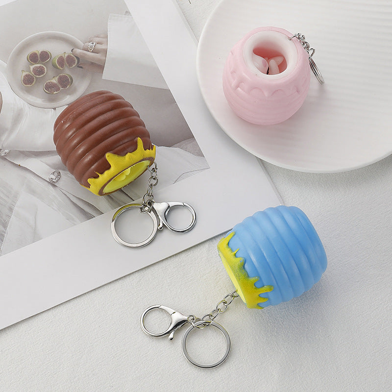 Wholesale Honey Jar Bear Squeeze Cup Squeeze Honey Key