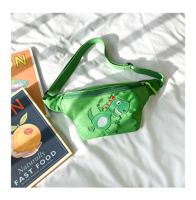 Wholesale Nylon Cute Dinosaur Kids Messenger Bag