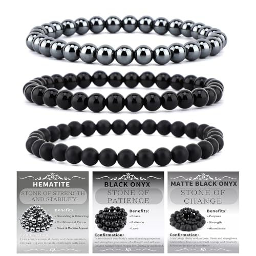 Wholesale Ethnic Style Handmade Tiger Eye Stone Bead Bracelet Set 3 Piece Round Beads Couple Bracelets With Retail Hang Card Boutique Resale Gift