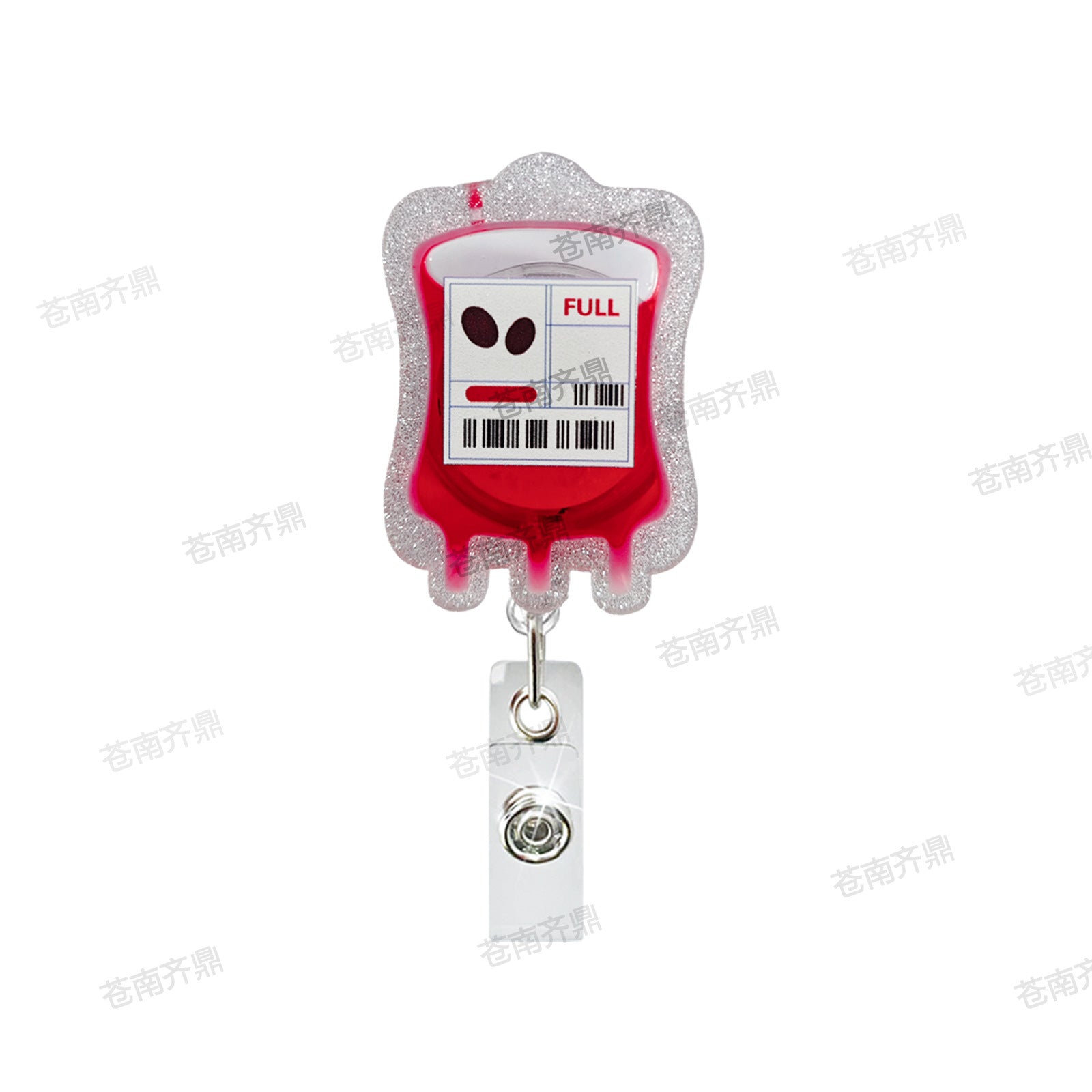 Wholesale Oil flow medicine bag medical acrylic badge reels