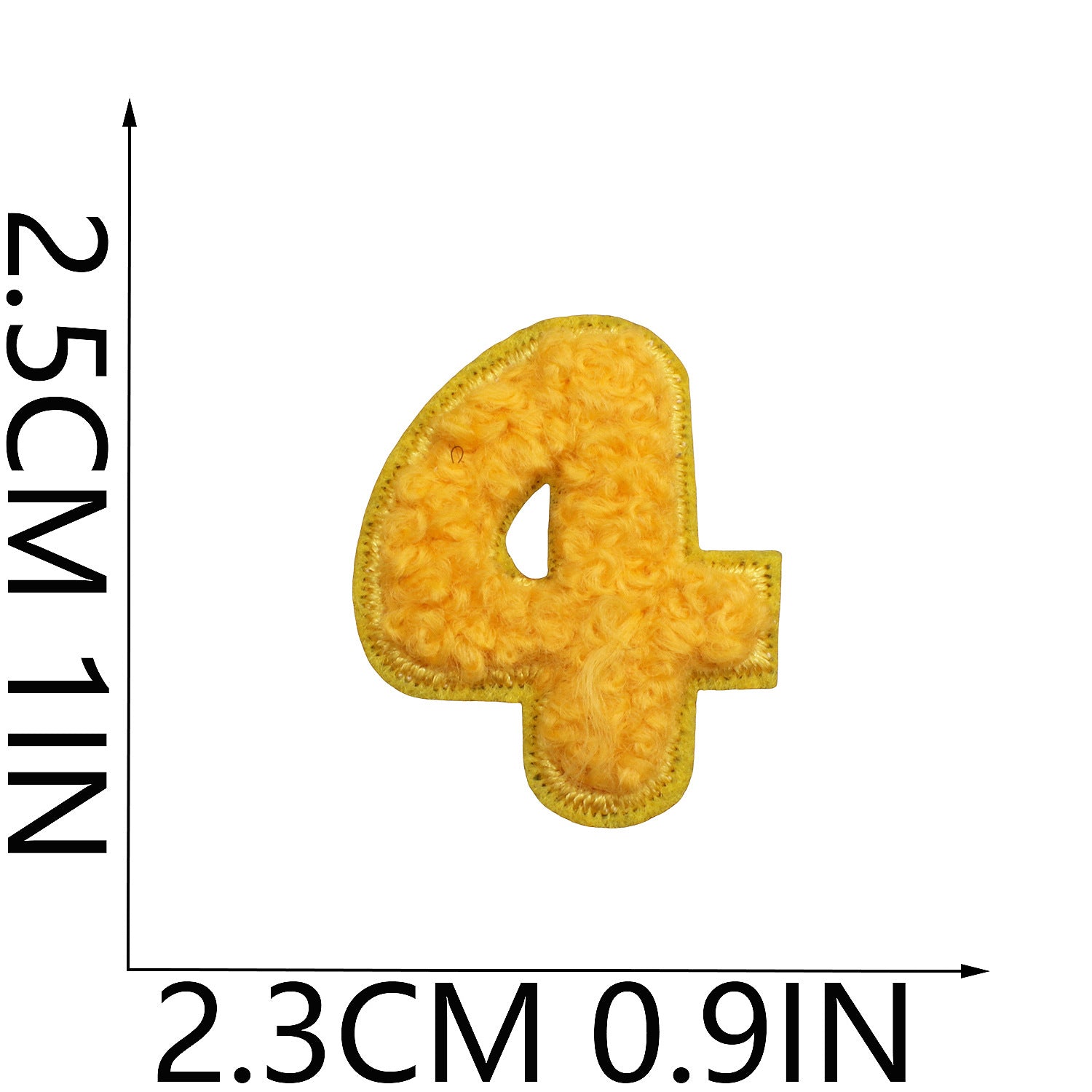 Wholesale Trendy Chenille Embroidered Alphabet Number Patches Iron On DIY Decorative Accessory For Clothing Bags Boutique Resale