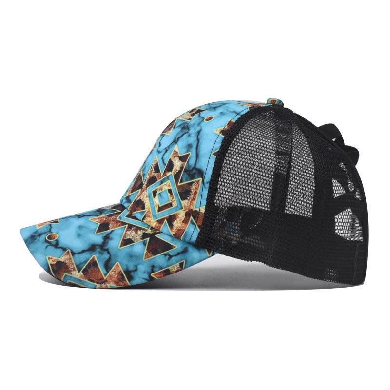 Wholesale Cotton Aztec Printed Baseball Cap