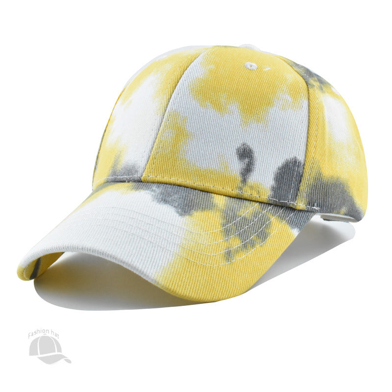 Wholesale Graffiti Tie Dyeing Fashion Personality Outdoor Leisure Travel Sunshade Baseball Hat