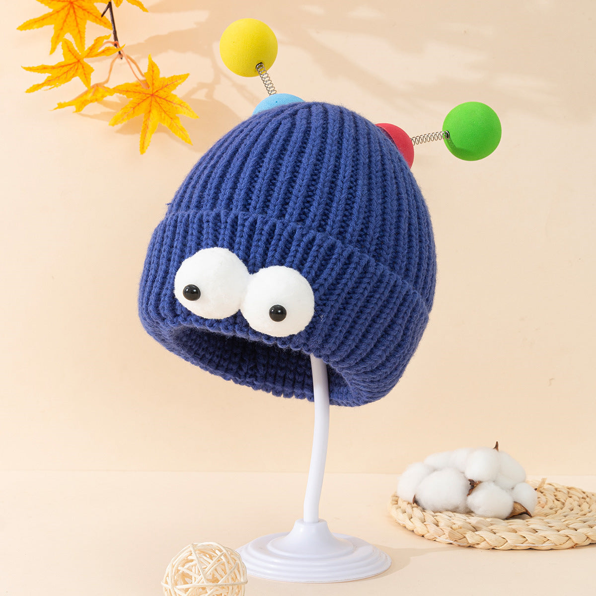 Wholesale Monster Cartoon Big Eyes Autumn and Winter Knitted Beanie