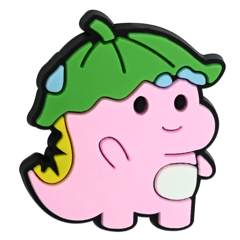 Wholesale Random 100pcs/pack  Cute cartoon dinosaur beaded necklace