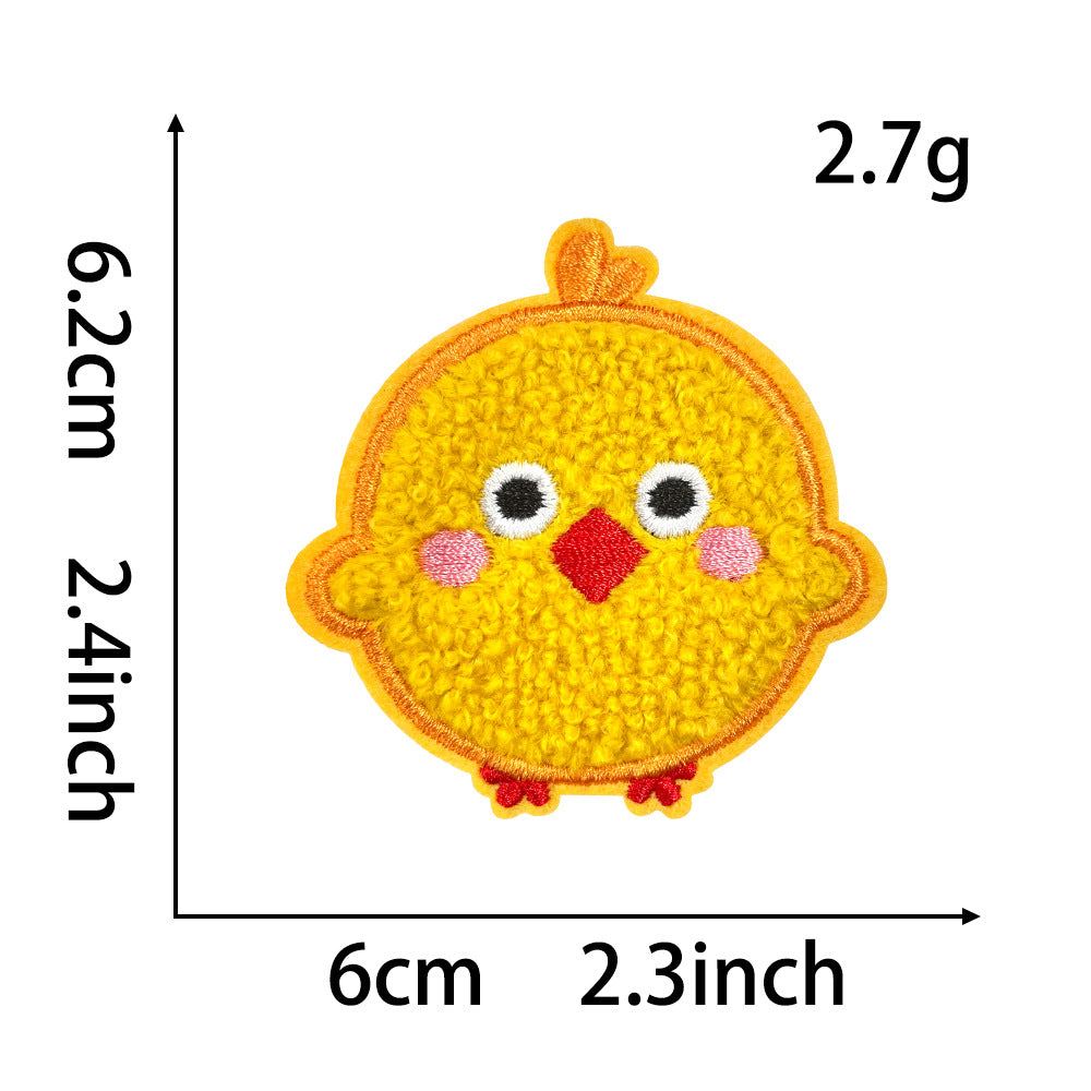 Wholesale Stylish Panda Embroidered Patch Self Adhesive Applique For Coats Trendy Fashion Accessory Boutique Gift For DIY Crafting
