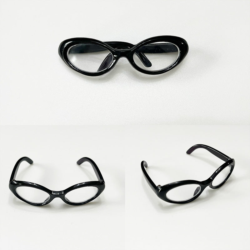 Wholesale 6. 5cm wide glasses doll sunglasses Doll Accessories