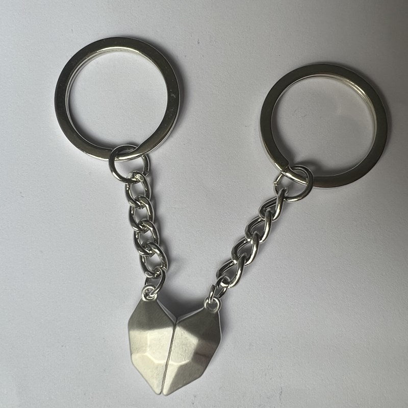 Wholesale Love Couple Wishing Stone Creative Magnet Love Keychains