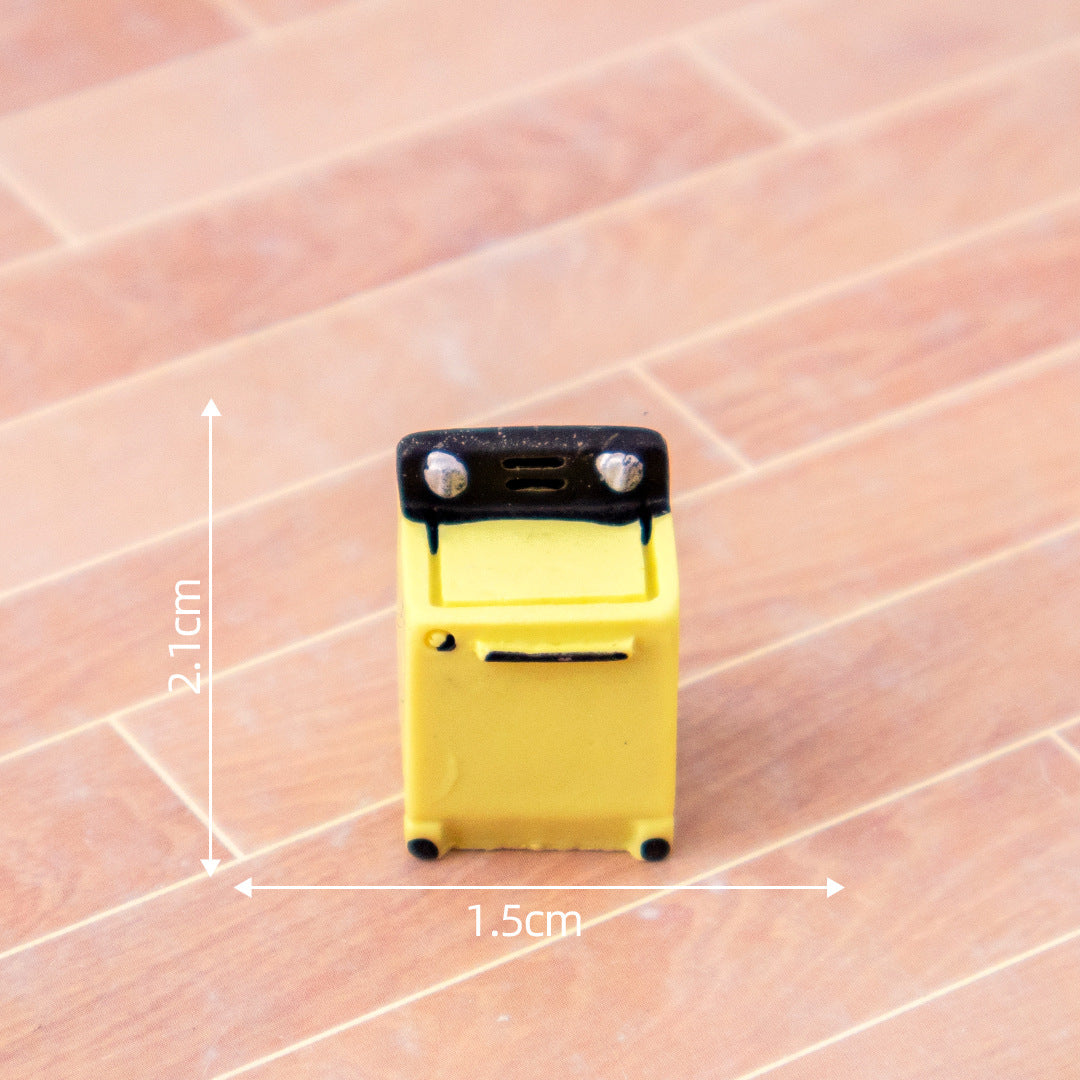 Wholesale 3pcs Simulation Retro Home Appliances TV Radio Micro Landscape Mini  Doll Accessories