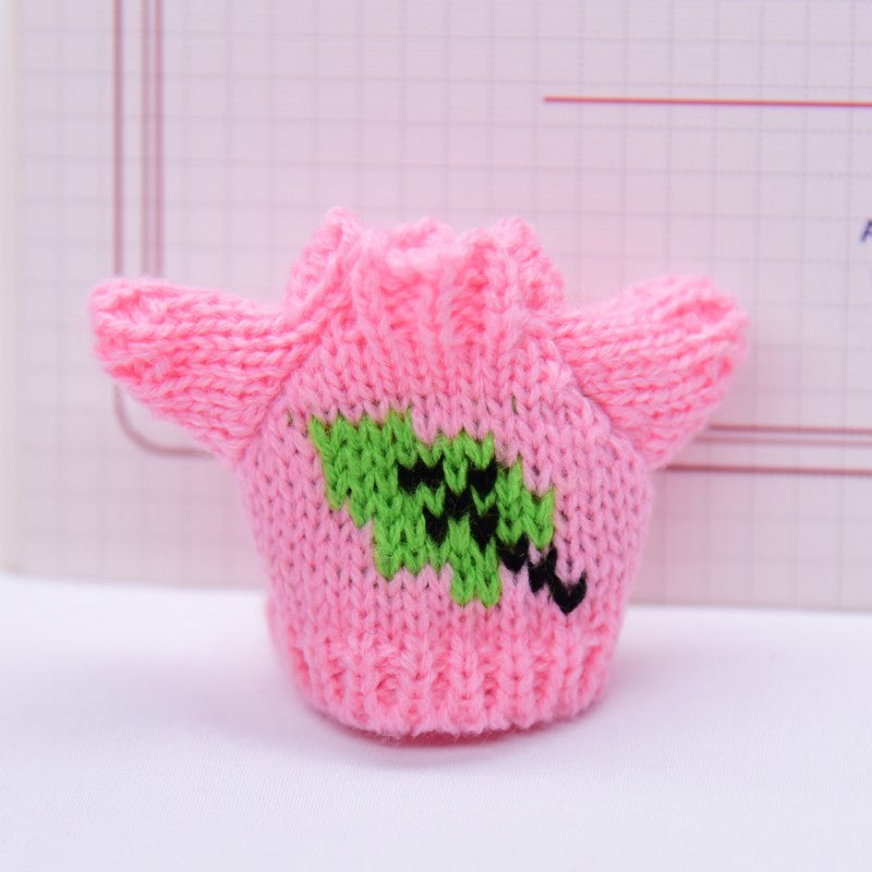 Wholesale Wholesale 10cm Handdog Doll Replacement Clothes Sweater Toy Cotton Doll Accessories Finished Dress-up Accessories