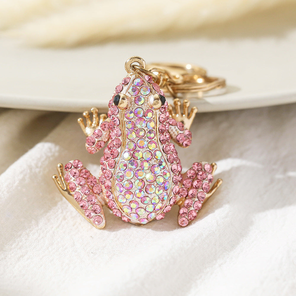 Wholesale frog pendant  cute keychain creative gifts