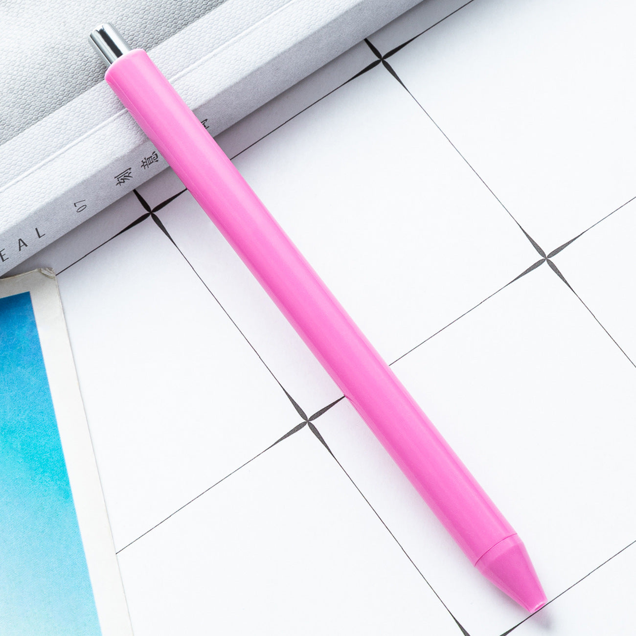 Wholesale Macaron colored press office writing pen