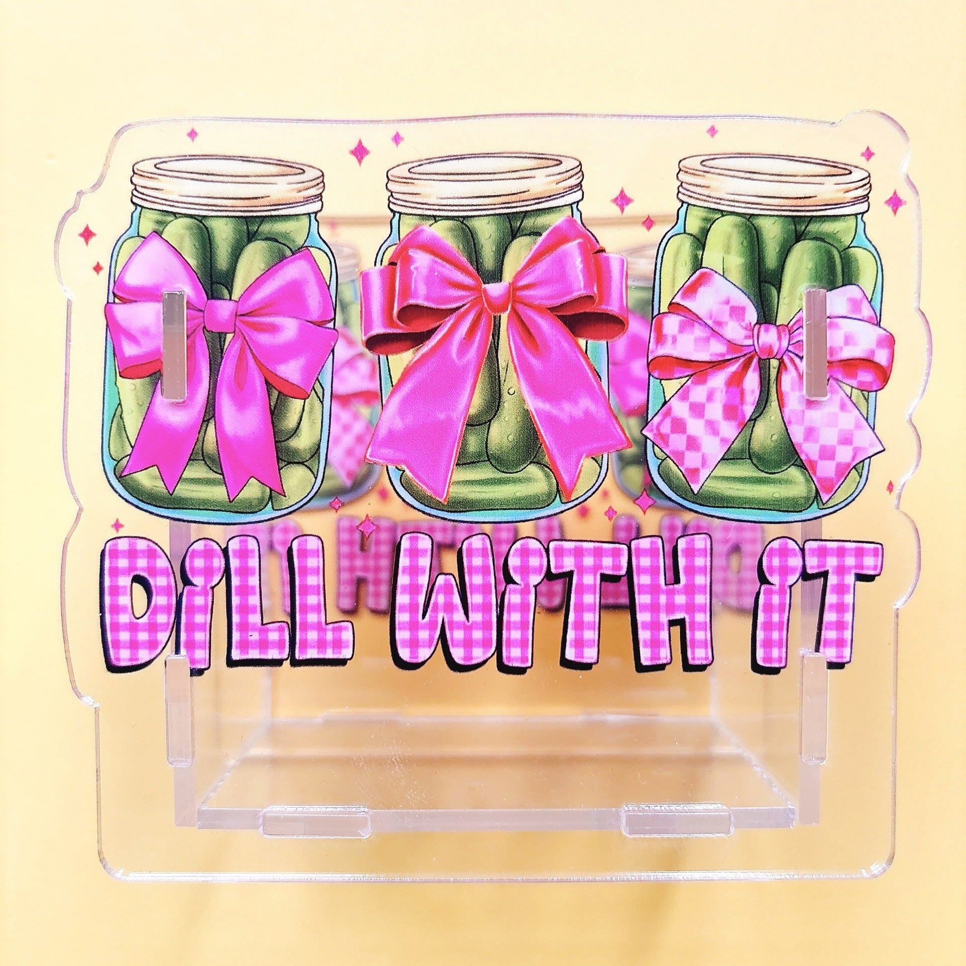 Wholesale Doctor' s Smiley Cherry Acrylic Pen Holder/ Pen Case