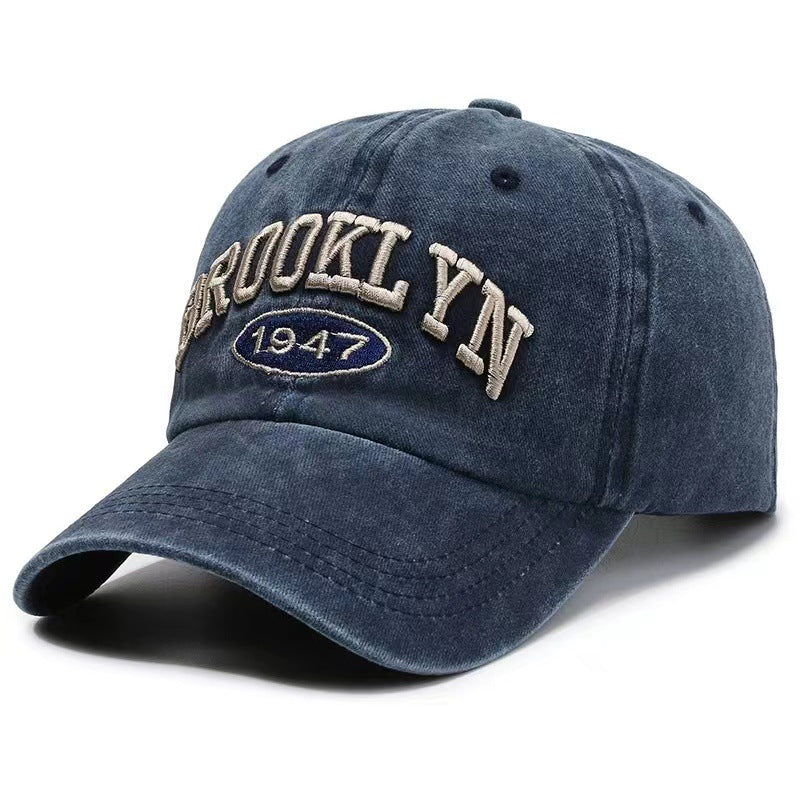 Wholesale of Old Embroidered Cotton Baseball Caps