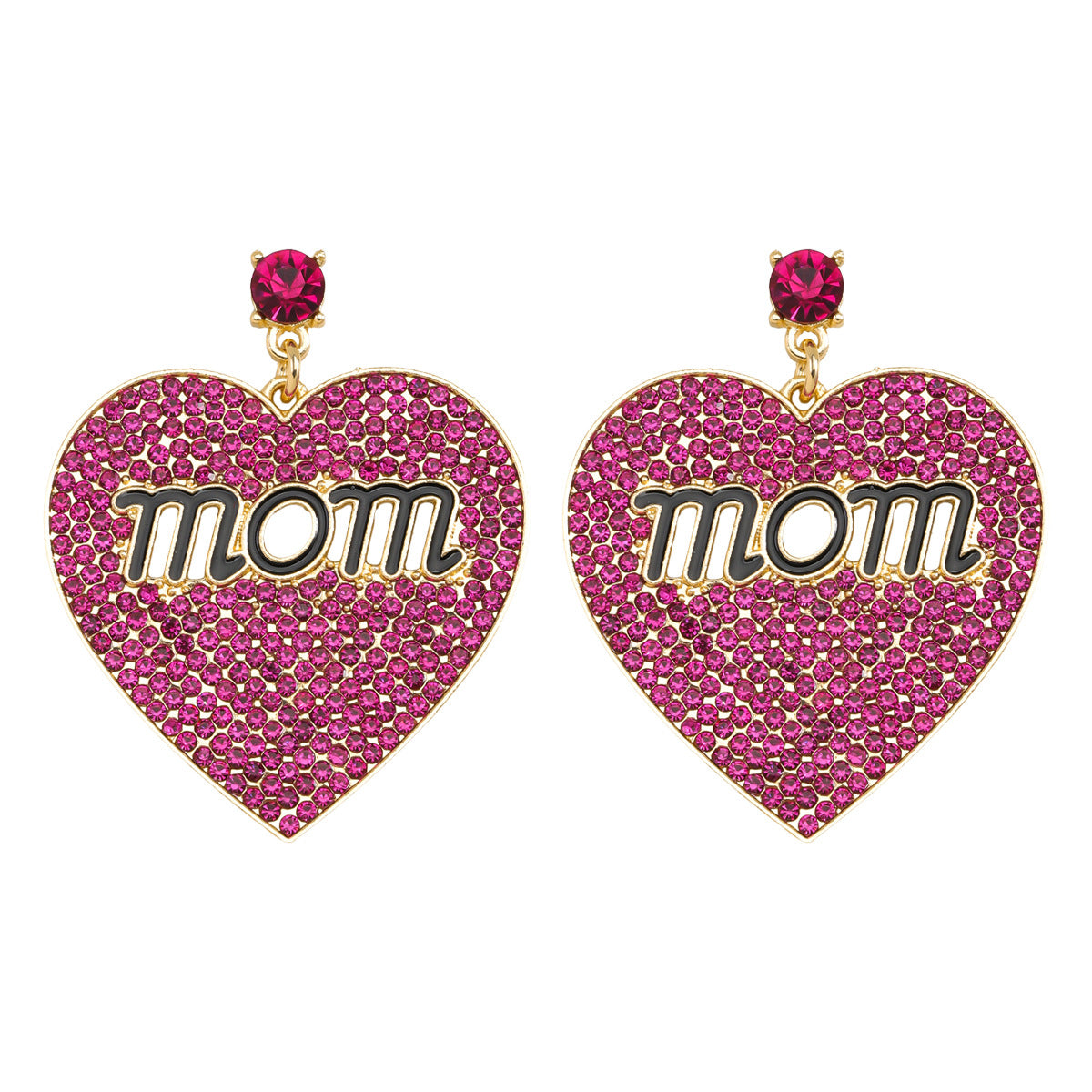 Wholesale MAMA Rice Pearl Diamond Earrings