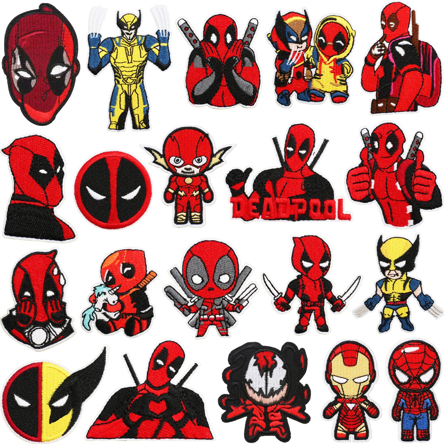 Wholesale Polyester Embroidered Ninja Cartoon Patch Iron On For Boys Clothing Casual DIY Decoration OLY Exclusive