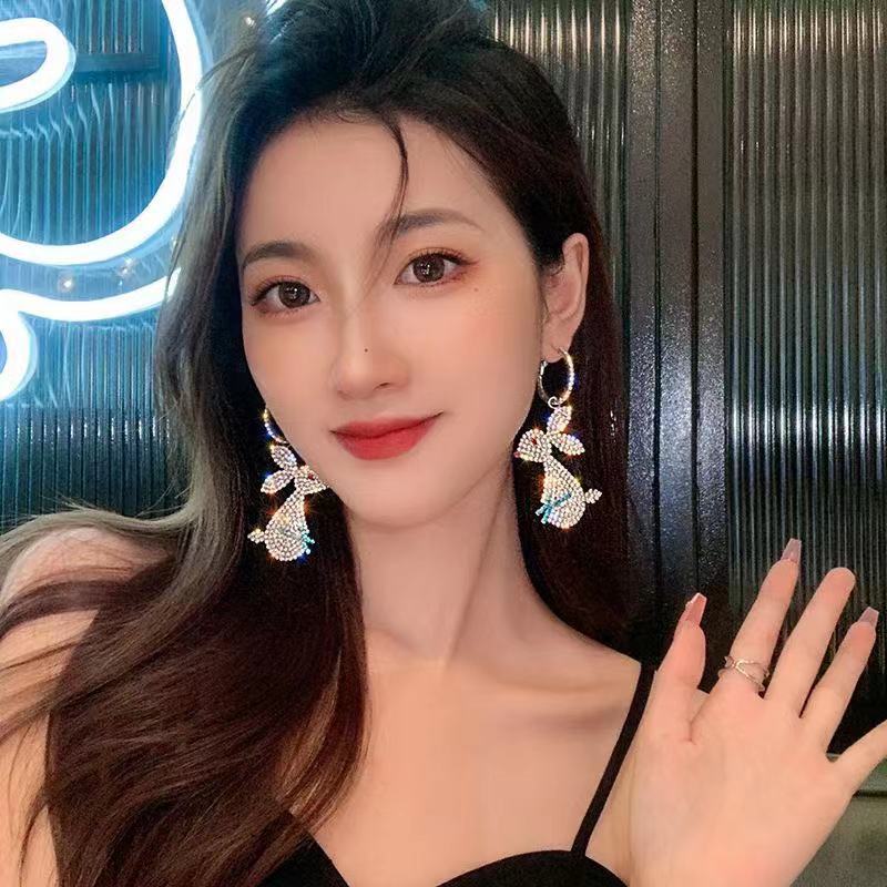 Wholesale Wholesale rabbit clip earrings