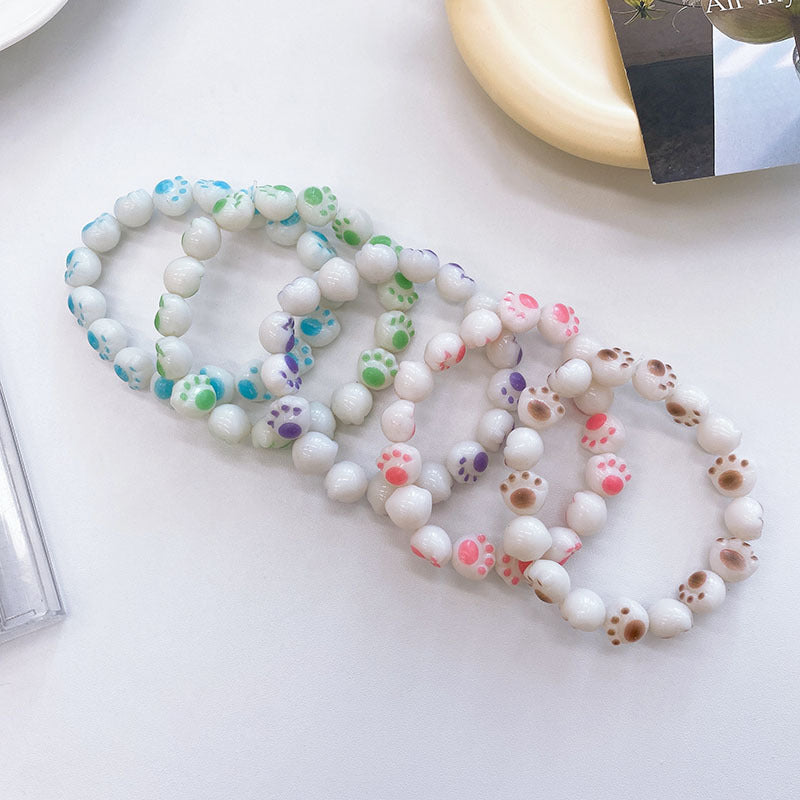 Wholesale Cute Cat Claw Resin Bracelet