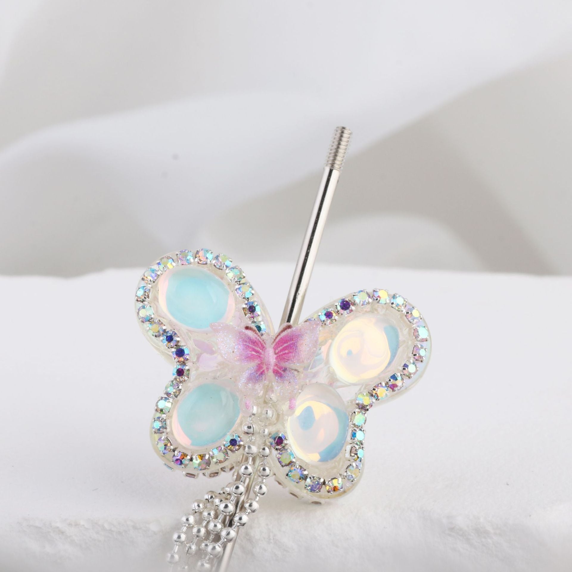 Wholesale 6pcs/pack Butterfly Tassel  Beads DIY  Accessories