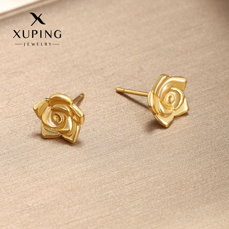 Wholesale Fairy Style Plants Flowers Vintage Simple Style Design Earstuds