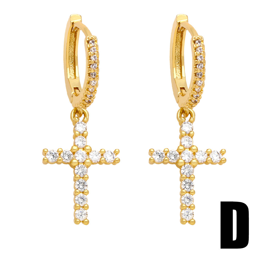 Pendientes de cobre de Cross Tree of Life