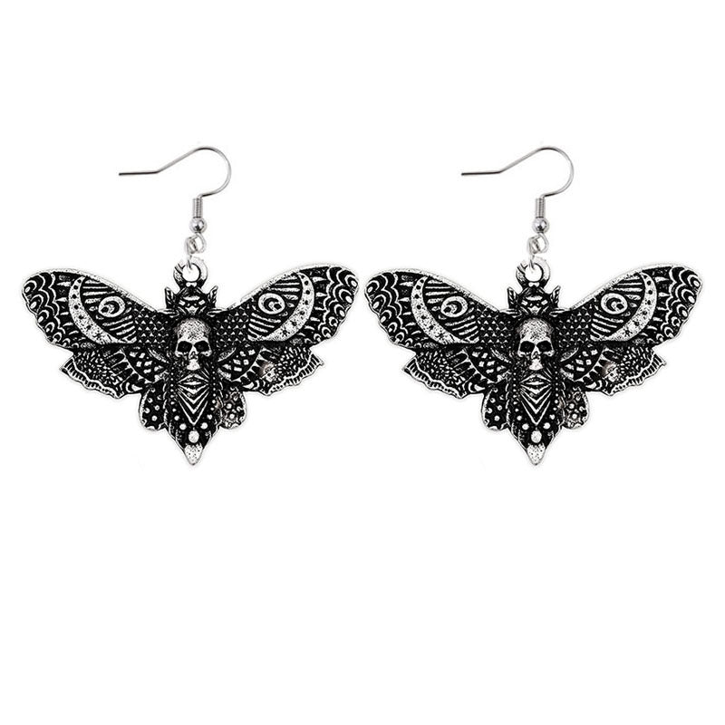 Wholesale New Alloy Skull Gothic Butterfly Suit Alloy Necklaces