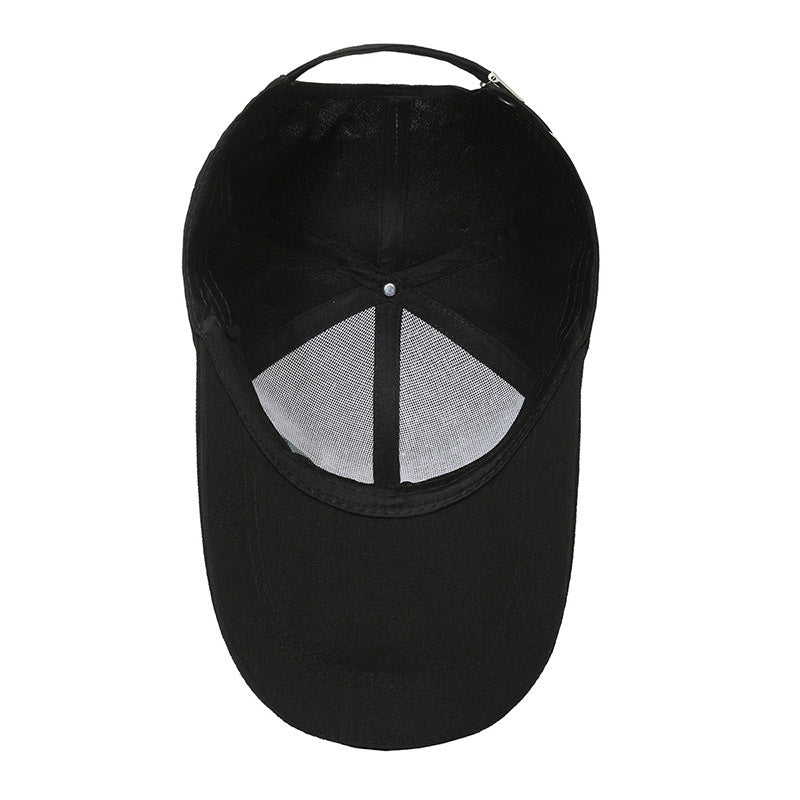 Wholesale casual sun protection canvas extended brim hard top baseball cap
