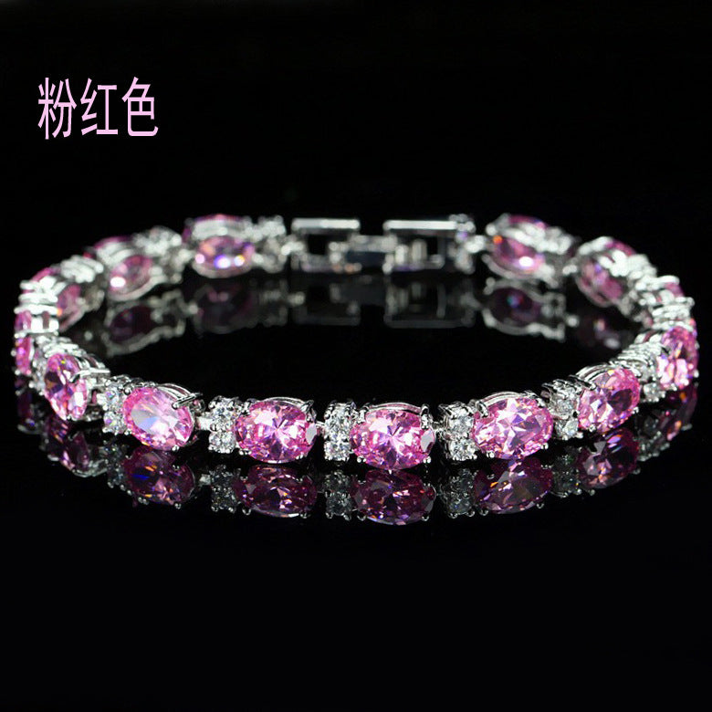 Wholesale Colored Crystal Zircon Bracelets
