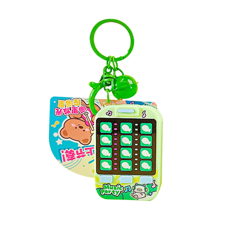 Wholesale Creative cartoon animal dancing rhythm machine keychain