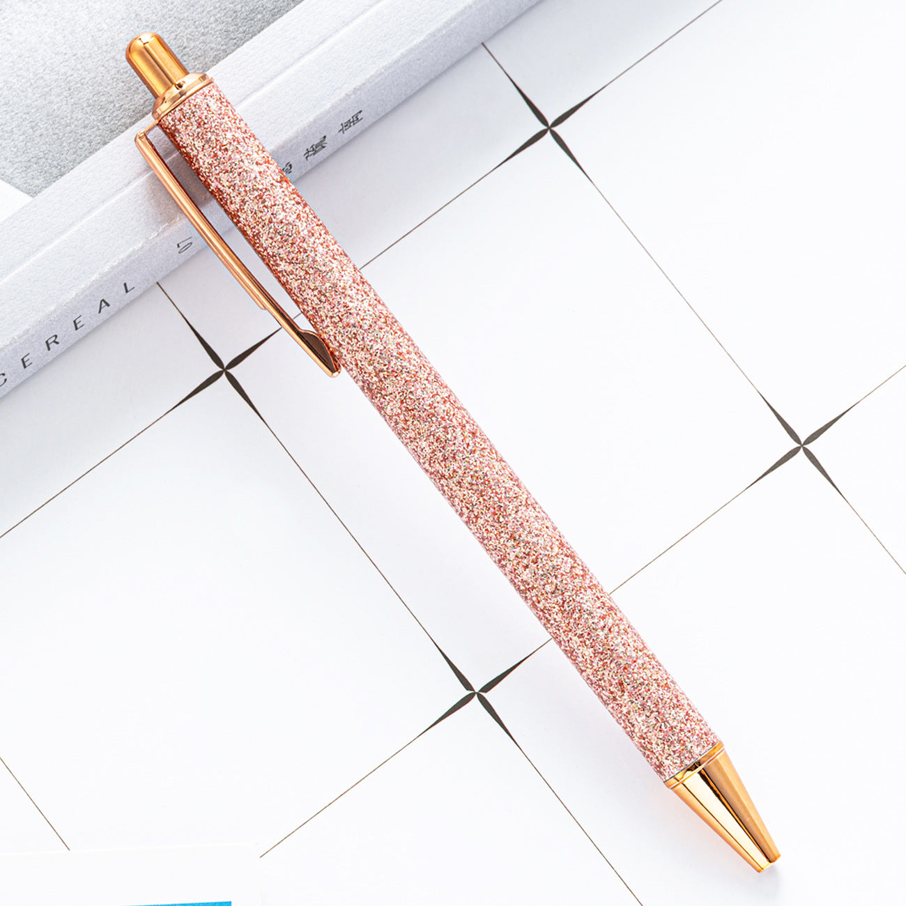 Whoelsale Pens Gold Powder Metal Pen Fashion Office Tools Teacher Gift