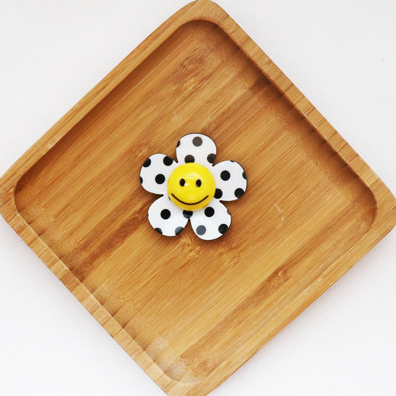 Wholesale 10pcs Black and White Plaid Leopard Print DIY Accessories